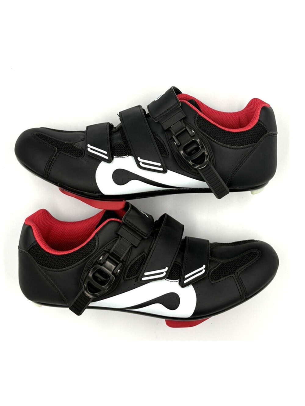 Peloton Cycling Shoes EU 41 Men 8 Women 10 Black Red w/ Cleats